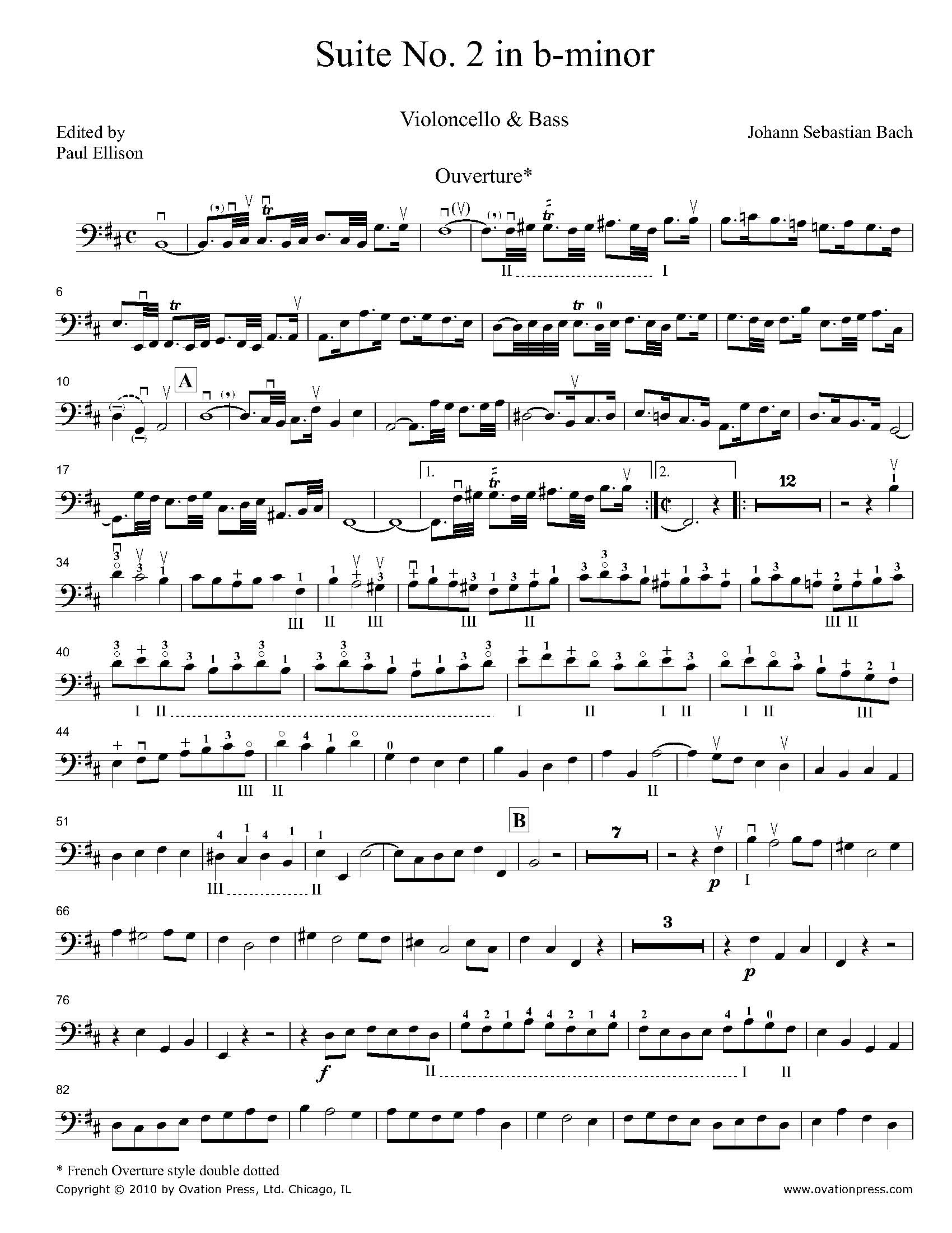 Bach Orhcestra Suites 1 & 2 