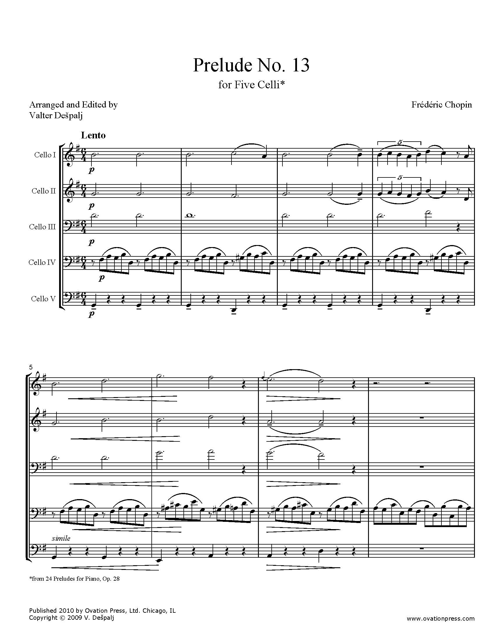 Prelude No. 13