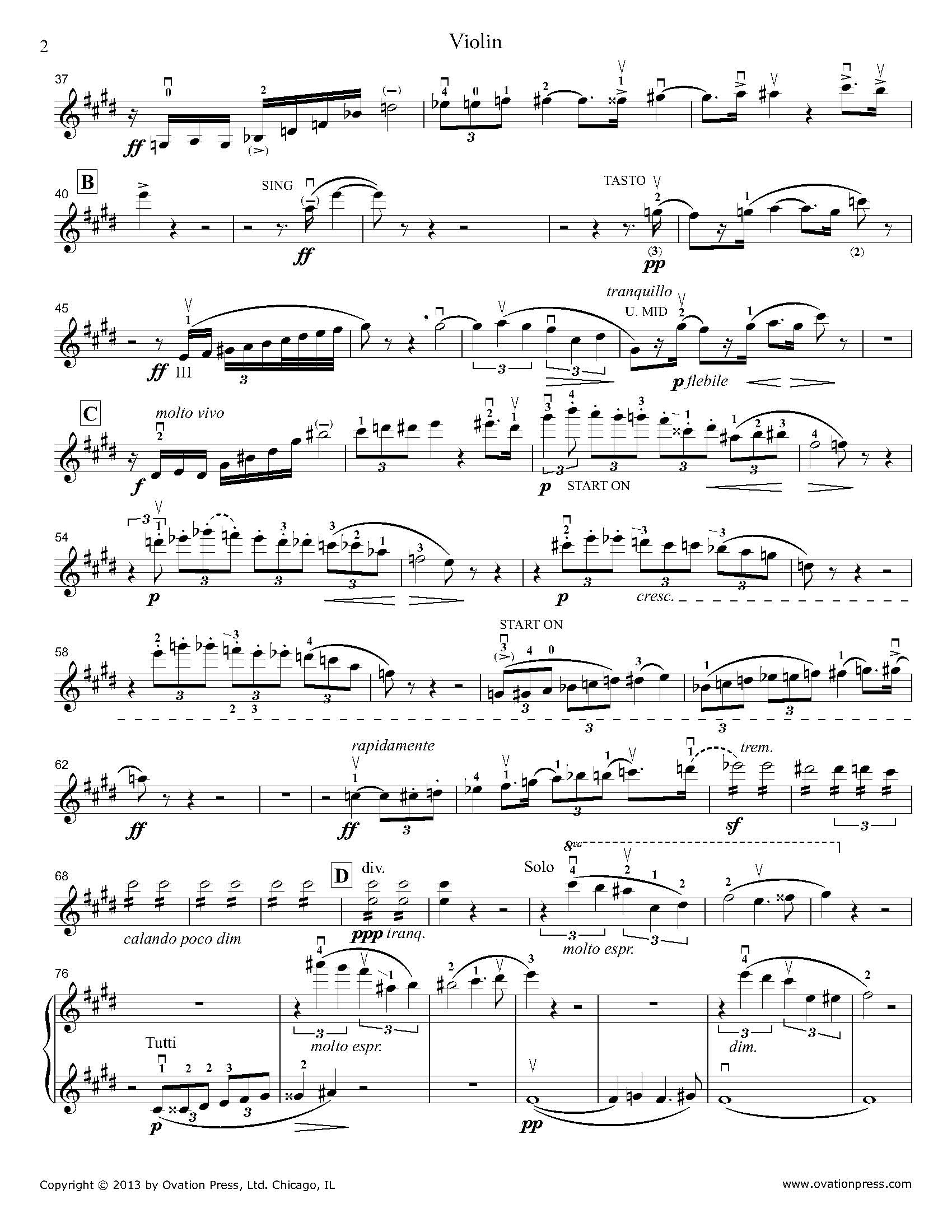 Strauss Don Juan - Violin I