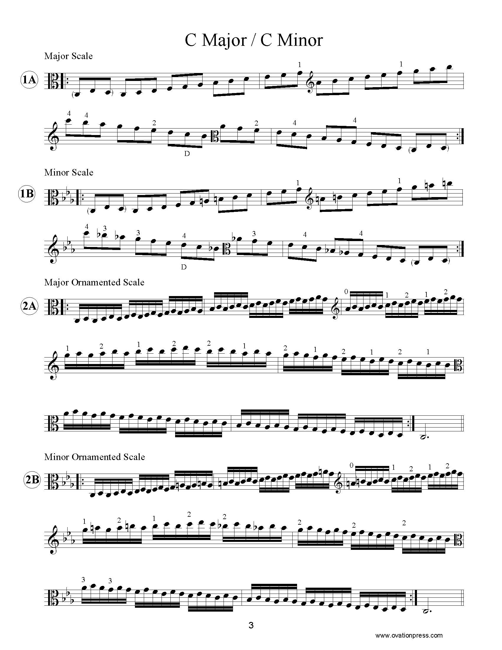 Scale System for Reluctant Scale Enthusiasts for Viola