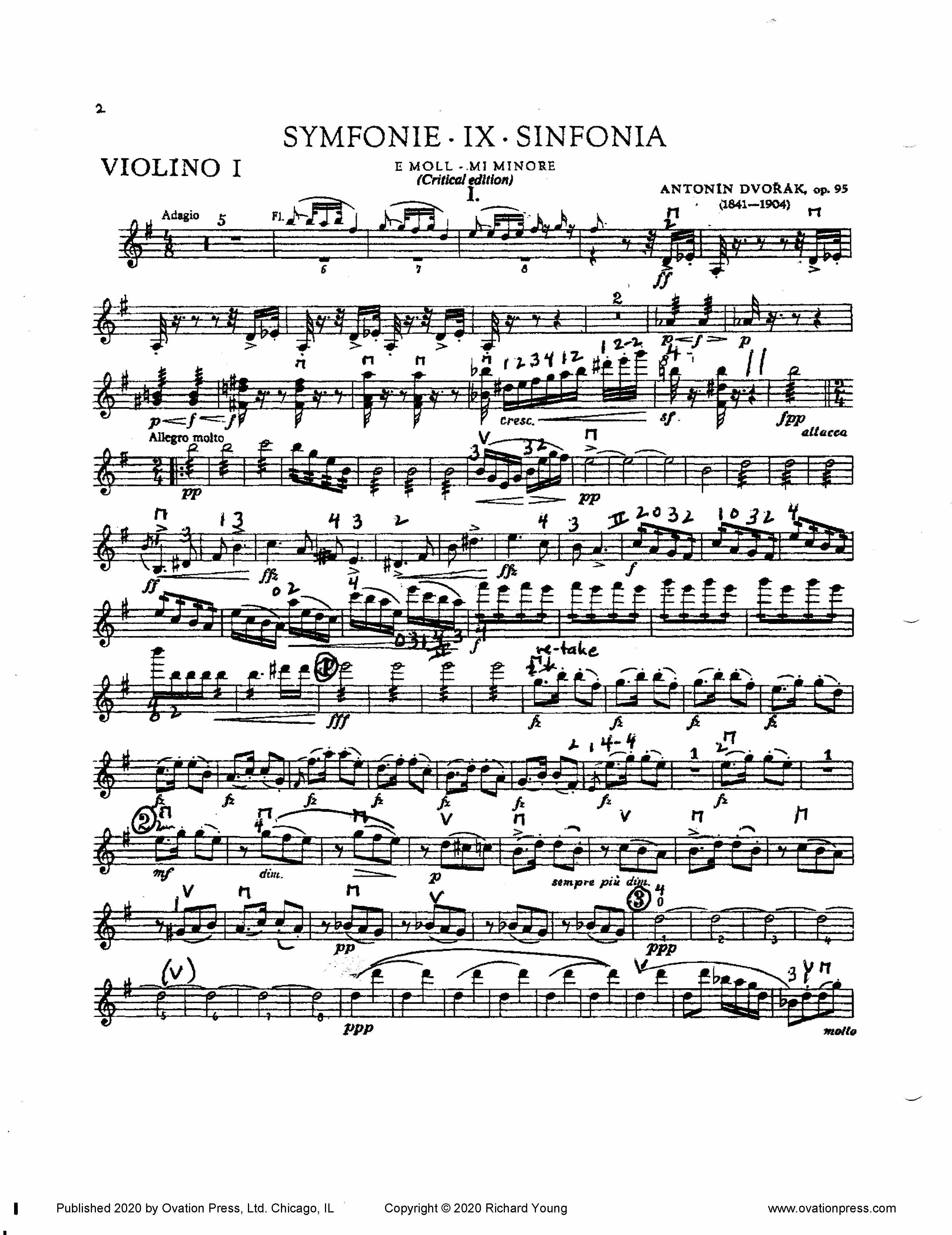 Dvořák Symphony No. 9 (for Advanced Orchestra)