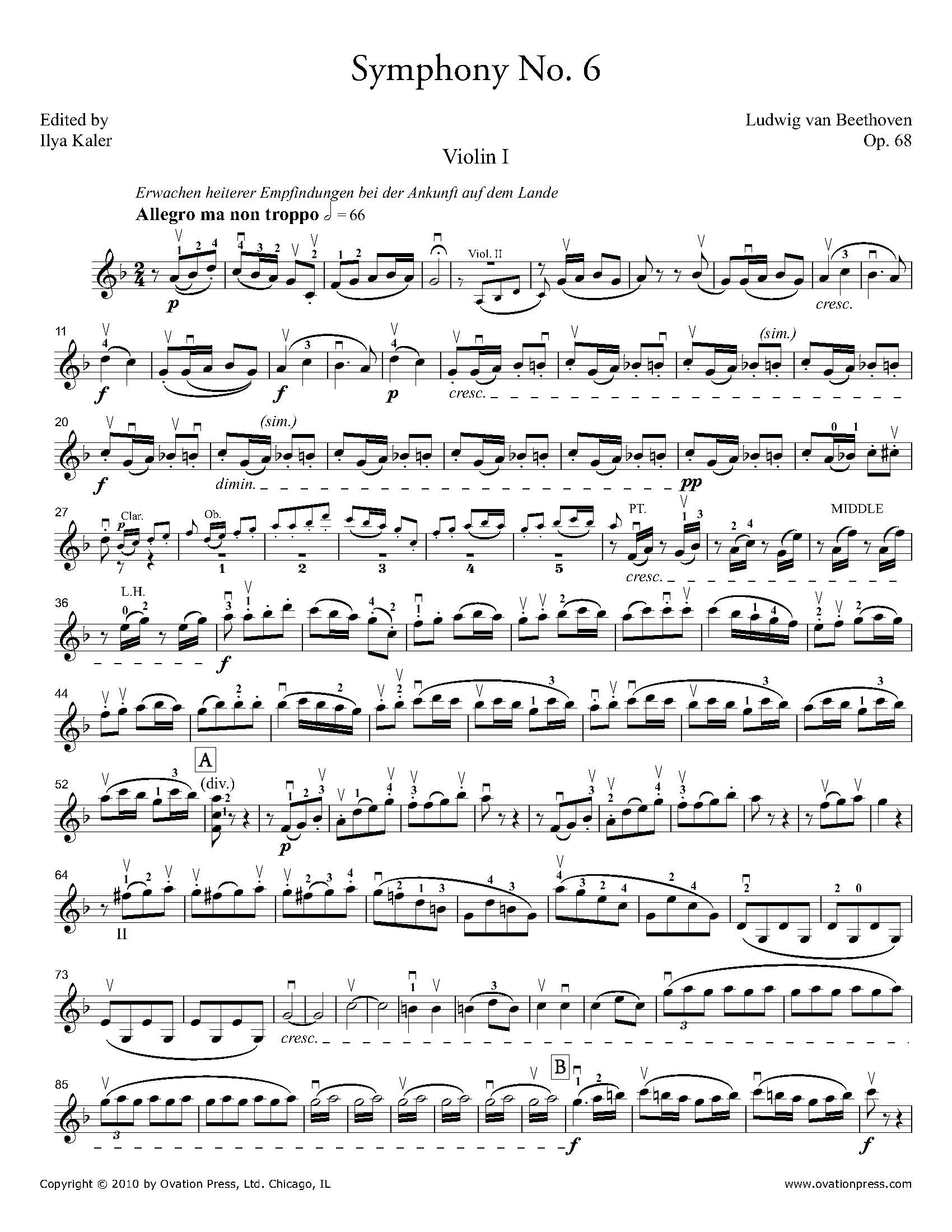 beethoven symphony 6 essay